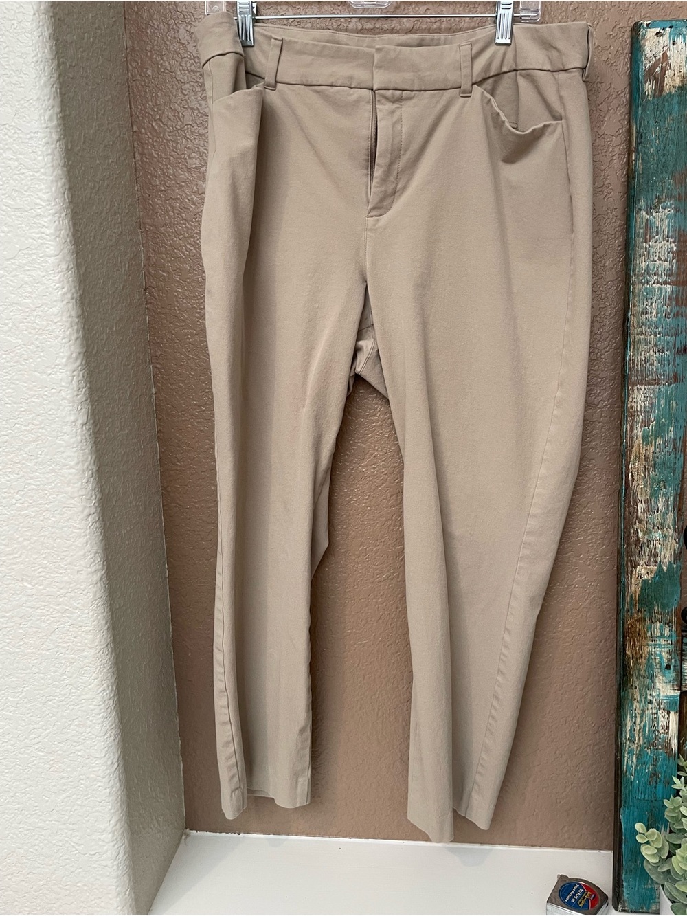 Old Navy Pixie Skinny Pants in Beige